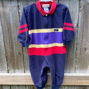 L.L. Bean Kids Bodysuit - Navy, Red, Purple, Yellow